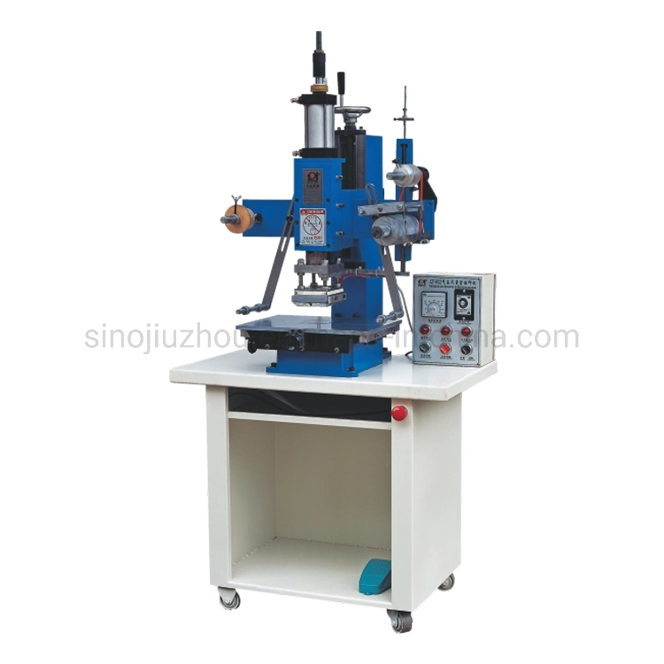 Pneumatic Bronzing Hot Foil Stamping and Embossing Machine for Book Cover