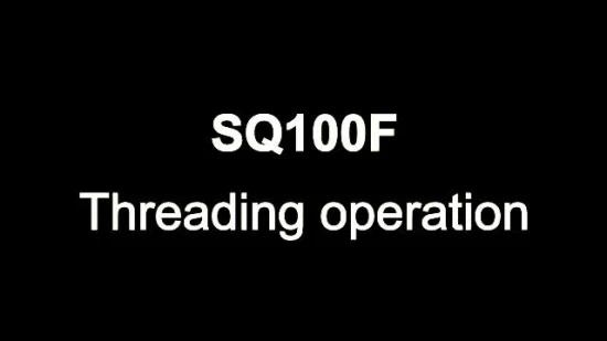 標準 HSS ダイ (SQ100F) を備えた卸売 1500W 4 インチ電気パイプねじ切り機 (SQ100F) / 工場出荷時の価格